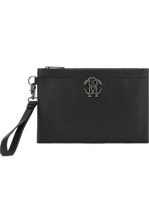 Roberto Cavalli Clutch med monogram-plade