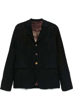 CHIAHUNG SU Blazer med slitageeffekt