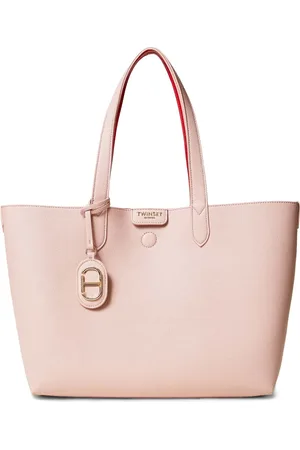 Twin-Set Tote med bogstav-logo