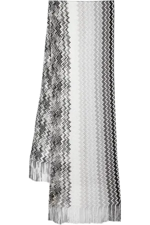 Missoni Strikket tørklæde med zigzag-mønster