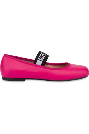 Moschino Flade ballerinaer med logorem