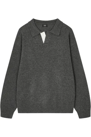 Studio Tomboy Polo-sweater i uld