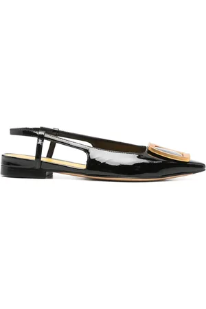 MARA BINI Slingback-pumps i lakeret læder