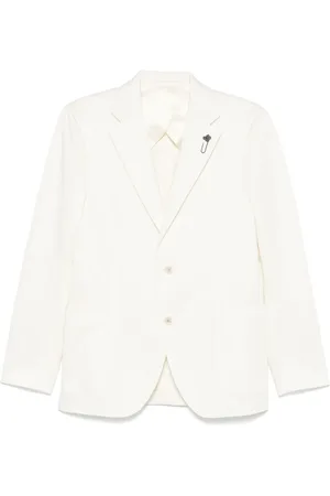 LARDINI Blazer med broche-detalje