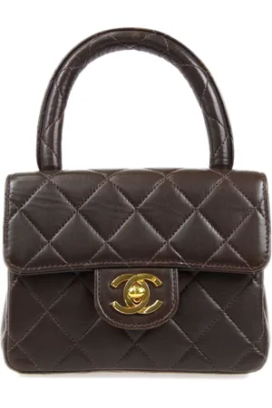 CHANEL 1990-2000 lille klassisk håndtaske med flaplukning