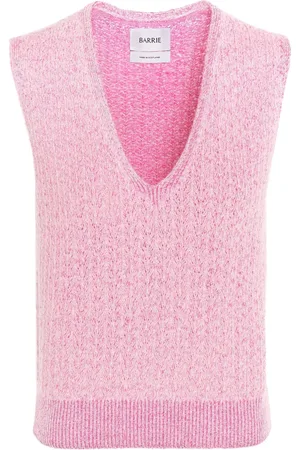 Barrie Kashmirtop med V-hals