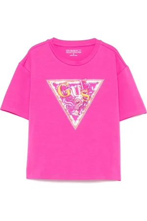 Guess T-shirt med logobroderi