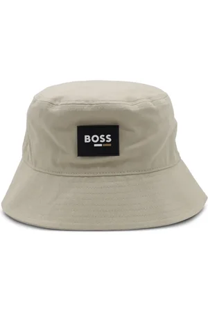 HUGO BOSS Bøllehat med gummi-logo