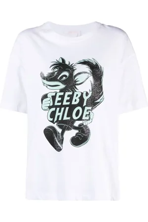 See by Chloé Kortærmet T-shirt med logotryk