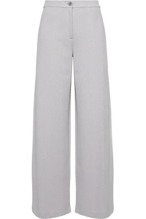 Emporio Armani Bukser med lige ben og chevron-syninger