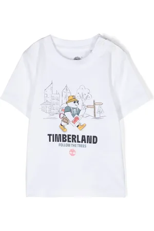 Timberland T-shirt med illustration-tryk