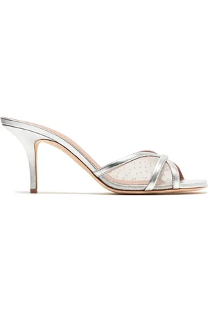 MALONE SOULIERS 70 mm Perla mules