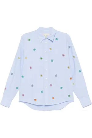 MIRA MIKATI Skjorta med blomsterbrodyr