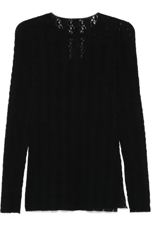 UMA WANG Halvgennemsigtig top