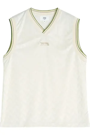 Maison Kitsuné Tanktop med Flash Fox-jacquard