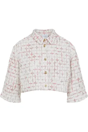 Giambattista Valli Cropped skjorte i silke