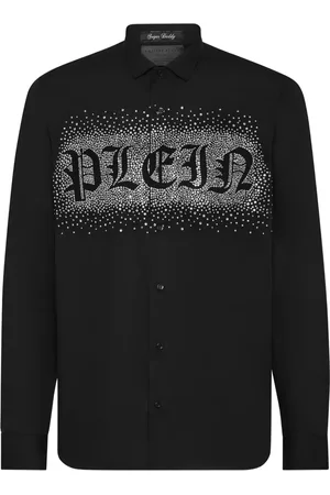Philipp Plein Sugar Daddy skjorte med rhinstenudsmykning