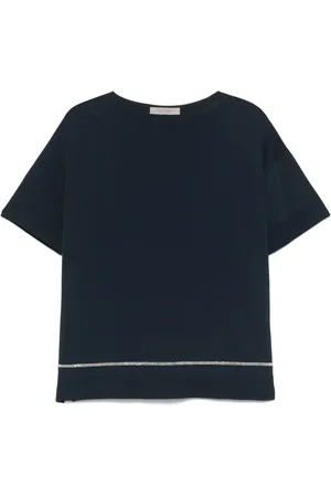D.EXTERIOR T-shirt med perledetalje