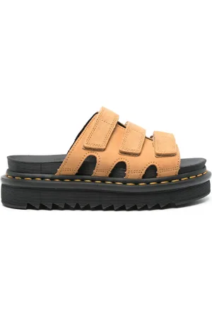 Dr. Martens 50 mm sandaler i læder med plateau