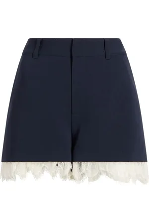 Cinq A Sept Skræddersyede shorts med blondekant