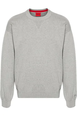 HUGO BOSS Trøje med broderet logo