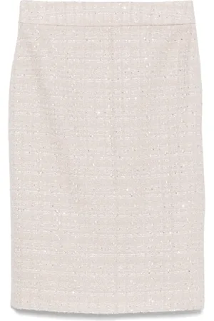 Emporio Armani Mellemlang nederdel i tweed