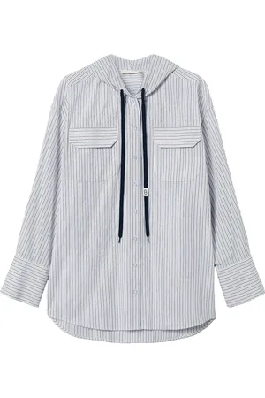 Twin-Set Stribet skjorte i poplin