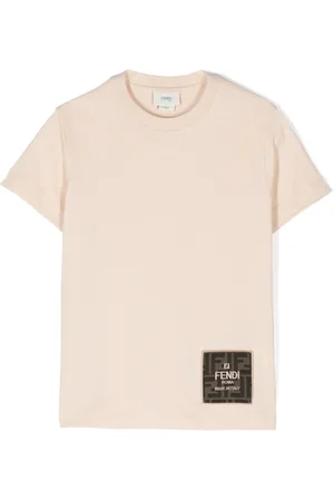 Fendi T-shirt med logomærke