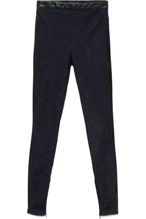 MITILIANE COUTURE Leggings med læderindlæg