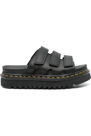 Dr. Martens 50 mm sandaler i læder med plateau