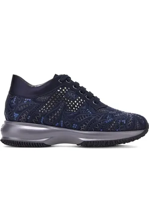Hogan Interactive sneakers med blomsterbroderi