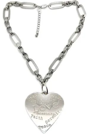 JENNIFER GIBSON JEWELLERY Edouard Ramboud Heart Message halskæde fra 1980