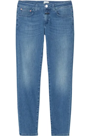Closed Cropped Baker jeans med lav talje