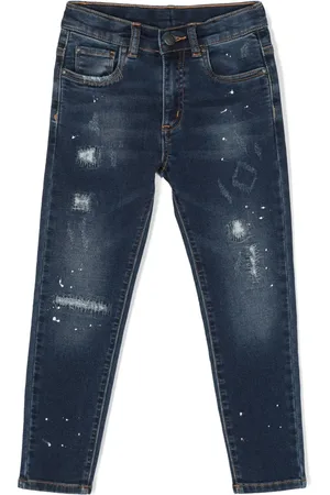 MONNALISA Jeans med lige ben og ribbet detalje