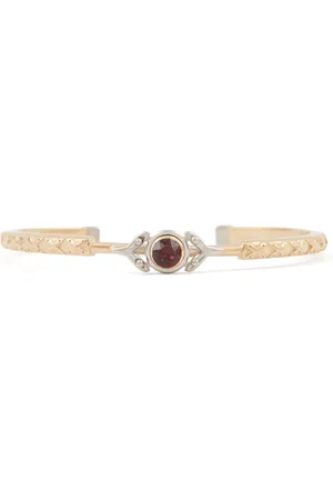 Maison Margiela Krystaludsmykket armring med indgravering