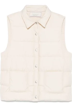 PESERICO SIGN Vest i ferskenskind