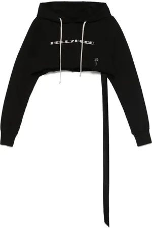 Rick Owens Cropped hættetrøje