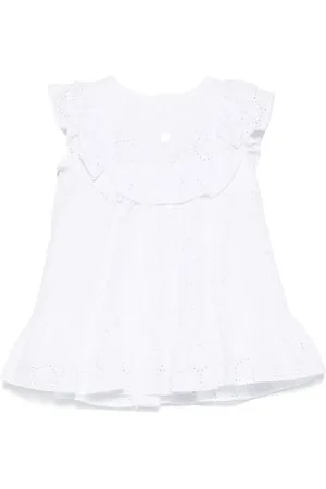 PATACHOU Kjole med broderie-anglaise