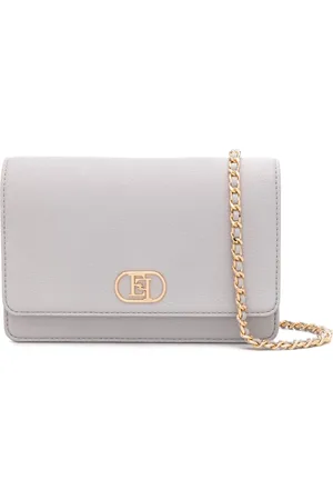 Elisabetta Franchi Crossbody-taske med logoplade