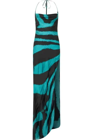 Roberto Cavalli Kjole med zebra-tryk