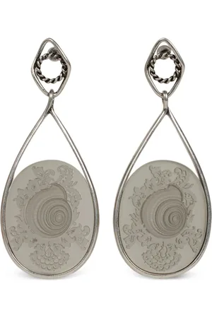Etro Cameo-shell øreringe