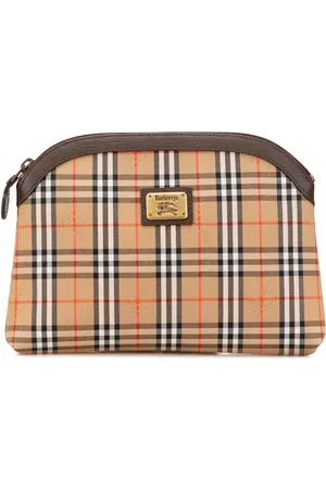 Burberry Clutch i Haymarket-ternet kanvas fra det 20. århundrede