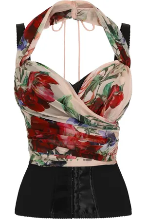 Dolce & Gabbana Top med blomstertryk