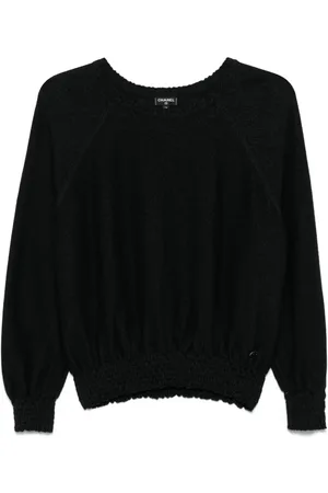 CHANEL Sweater med logoplade fra 2010