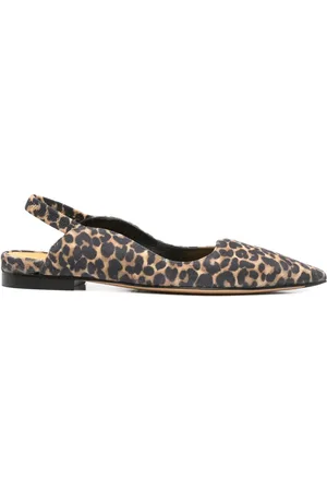 MARA BINI Slingback-pumps med leopardtryk