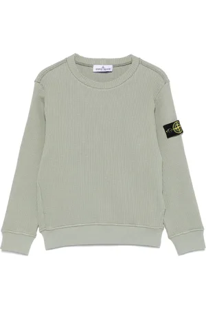 Stone Island Sweater med vaffeltekstur
