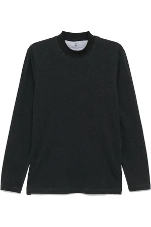 Brunello Cucinelli Langærmet T-shirt i bomuld