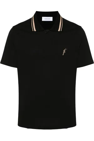 Salvatore Ferragamo Polo med broderet logo