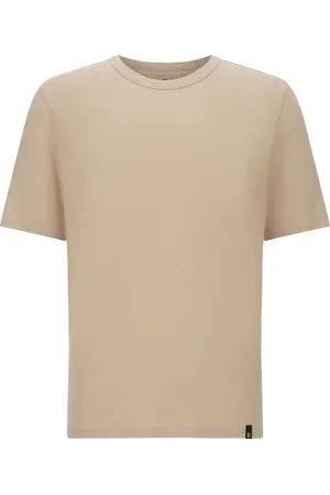 Boggi Milano T-shirt i strækbar hør