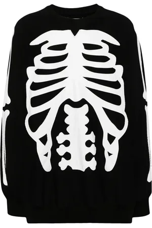Takahiromiyashita The Soloist Sweatshirt med skelet-tryk